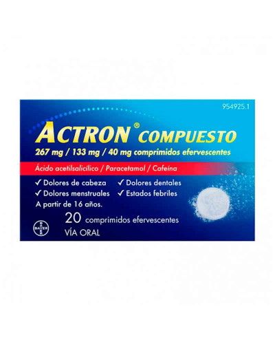 ACTRON Compuesto 20 Comprimidos Efervescentes
