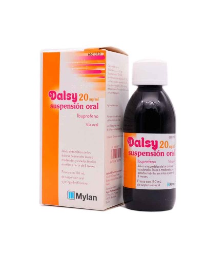 Dalsy 20mg/ml suspension oral 150ml Ibuprofeno