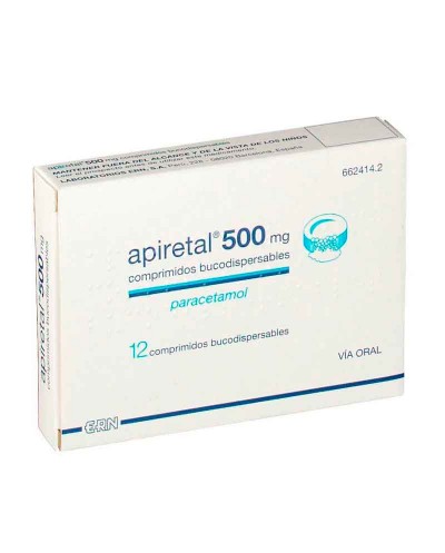 Apiretal 500 mg 12 Comprimidos Bucodispensables