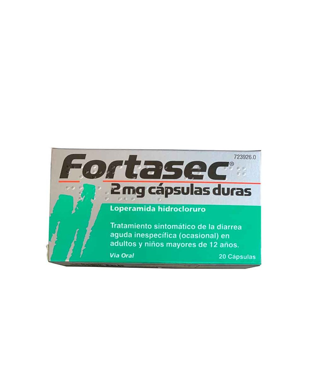 Fortasec 2 mg capsulas duras 20 unidades