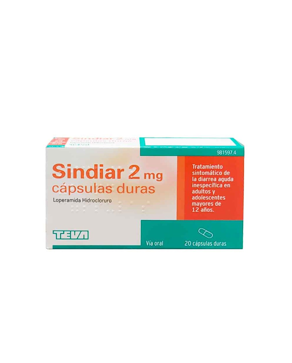 Sindiar 2 mg 20 Cápsulas duras