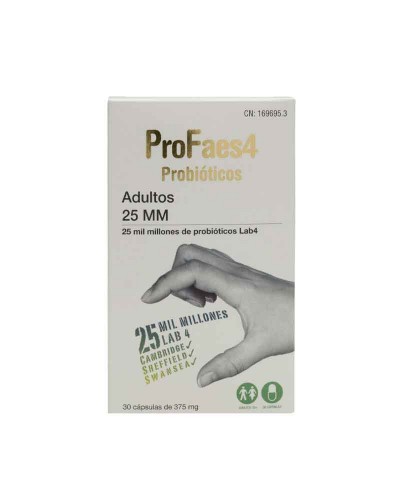 ProFaes4 probióticos adultos 25mm 30 cápsulas