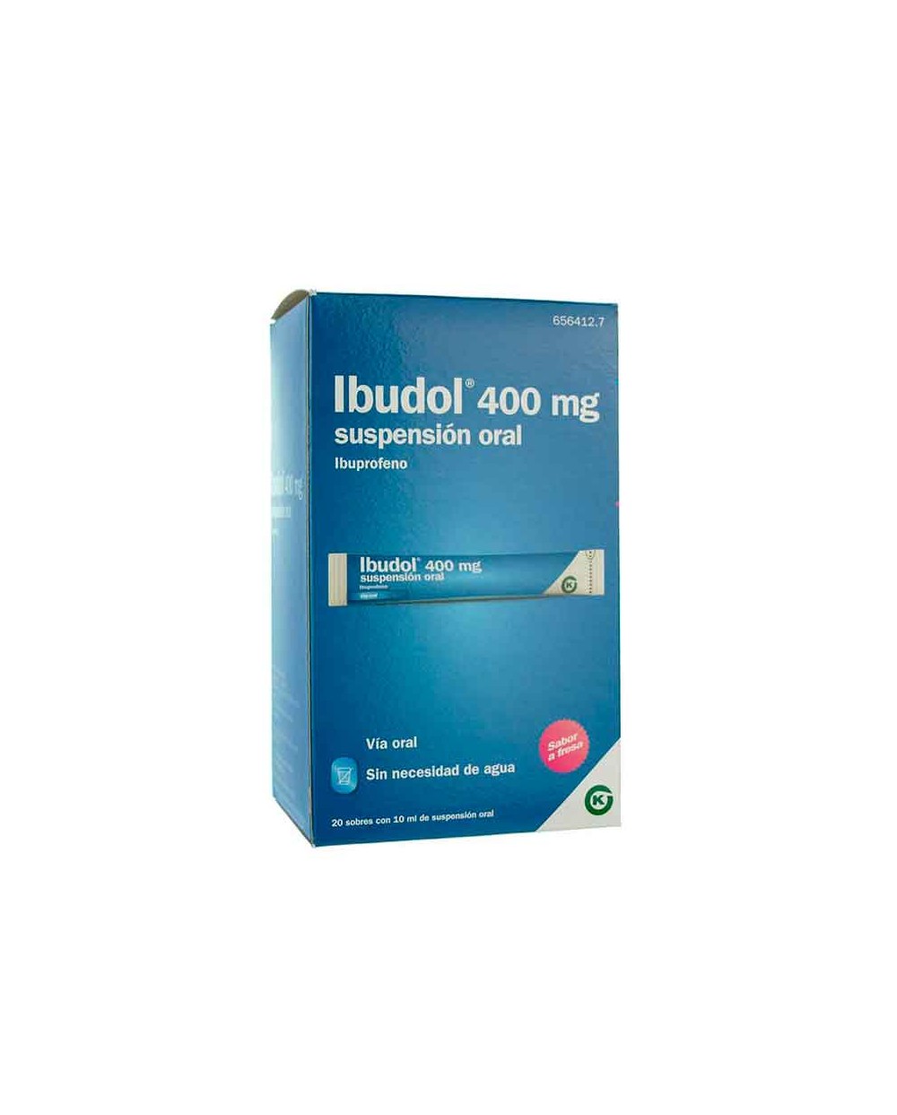 Ibudol 400mg 20 Ibuprofeno en Sobres de Suspensión Oral 10ml