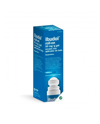 Antiinflamatorio Ibudol roll-on 50mg/g gel 60gr
