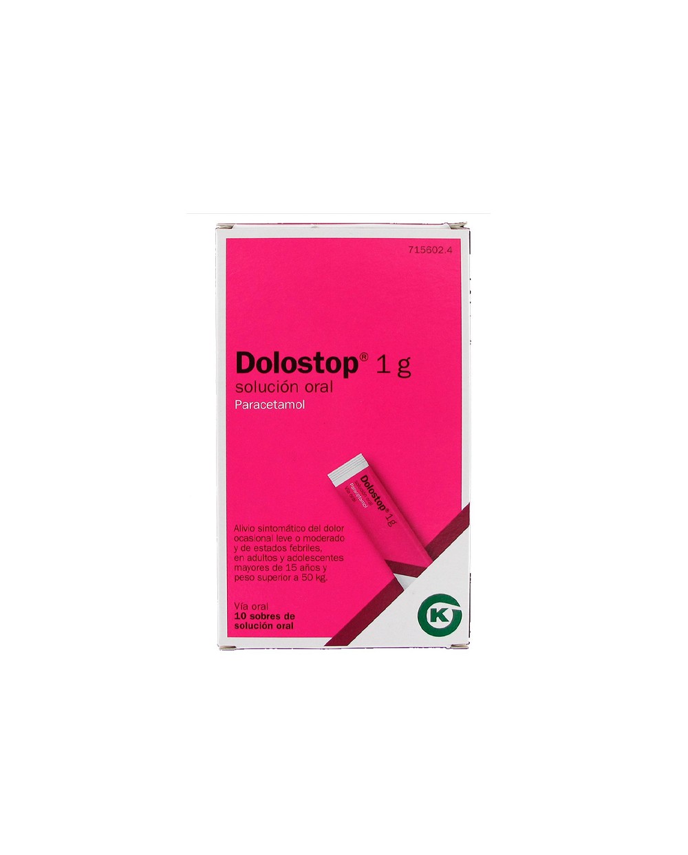 Dolostop 1G solución oral 10 sobres