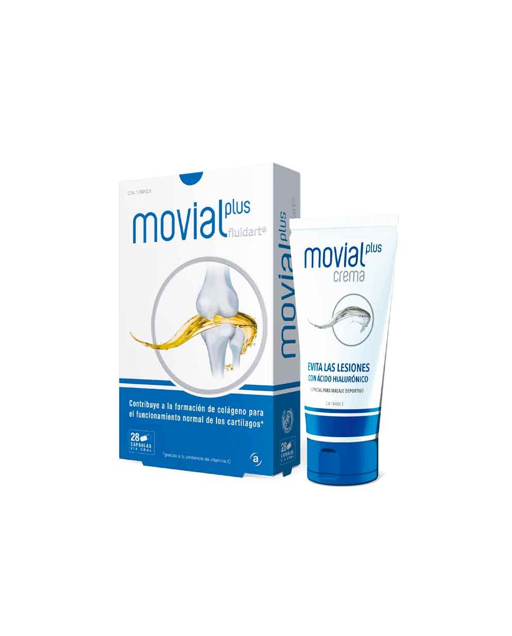 Movial Plus Fluidart 28 Cápsulas + Crema 100 Ml