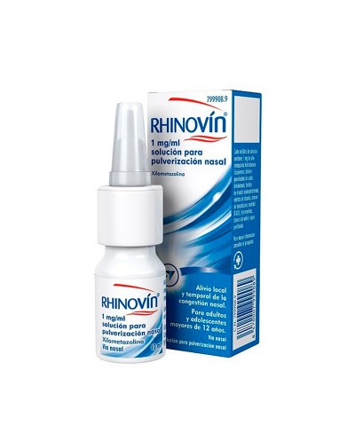 RHINOVIN 1 mg/ml NEBULIZADOR NASAL 10 ML