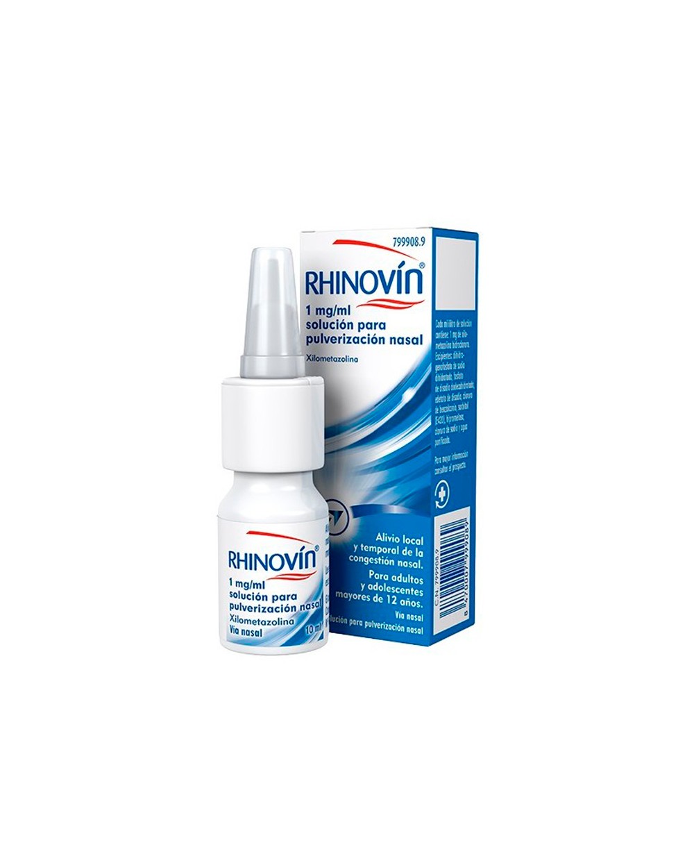 RHINOVIN 1 mg/ml NEBULIZADOR NASAL 10 ML