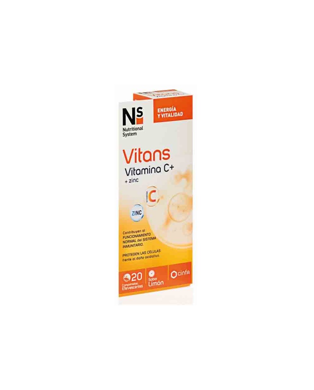 Ns Vitans vitamina C 20 comprimidos