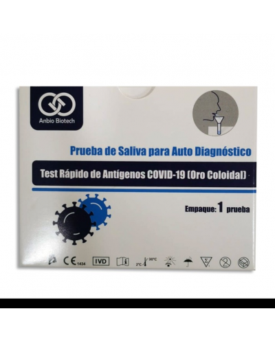 Test Antígenos SALIVA Anbio Biotech covid-19 1 Test