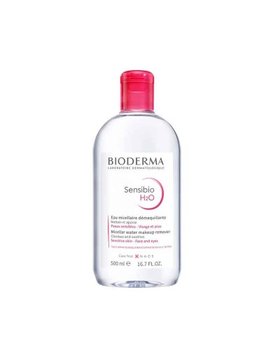 Bioderma Sensibio H2O Agua Micelar que limpia, calma y desmaquilla la piel sensible – 500 ml