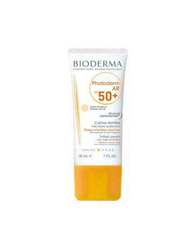 Bioderma Photoderm AR SPF 50+ crema solar  30ml para piel sensible con rojeces