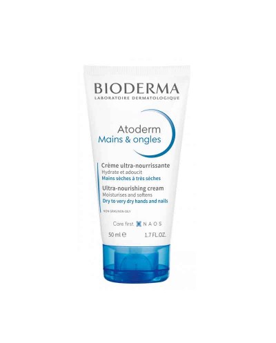 Bioderma Atoderm crema de manos para pieles secas o dañadas - 50ml
