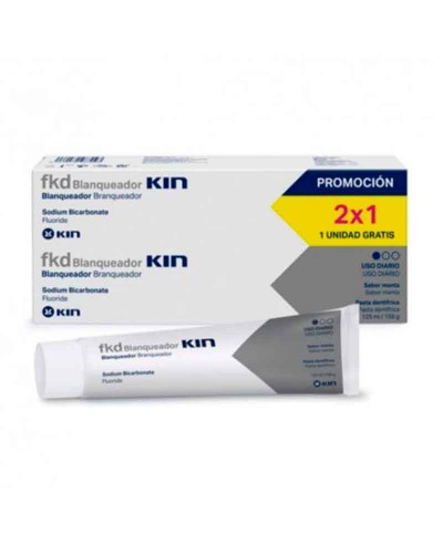 Pasta dental blanqueadora Kin Formato Ahorro 2x1 gratis -125 ml