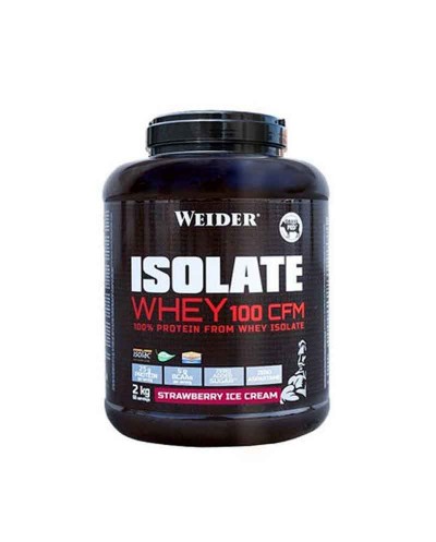 Isolate Whey 100 CFM Weider proteína de suero de leche 100% aislada premium– 2 kg.