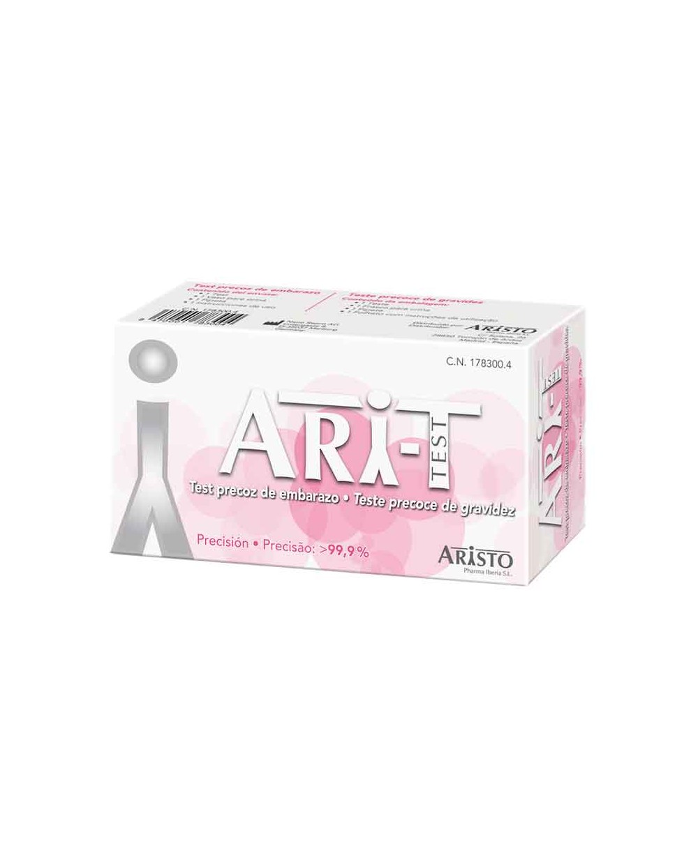 Test precoz de embarazo Ari-T de Aristo alta precisión – 1 tira reactiva