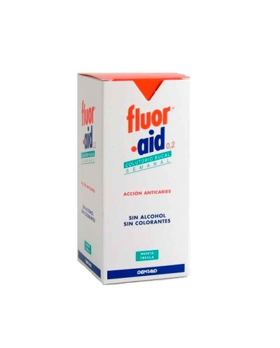 Fluor Aid 0,2 Dentaid colutorio semanal anticaries – 150 ml.