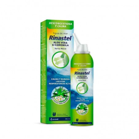 Rinastel descongestiona y calma las vías respiratorias - Aloe Vera y Camomila -125ml