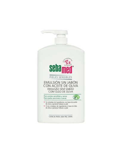 Sebamed gel de baño sin jabón con aceite de oliva – 1 L