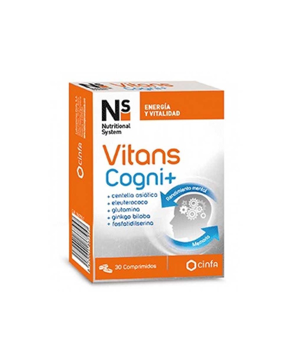 Vitans Cogni+ NS para mejorar la memoria – 30 comprimidos