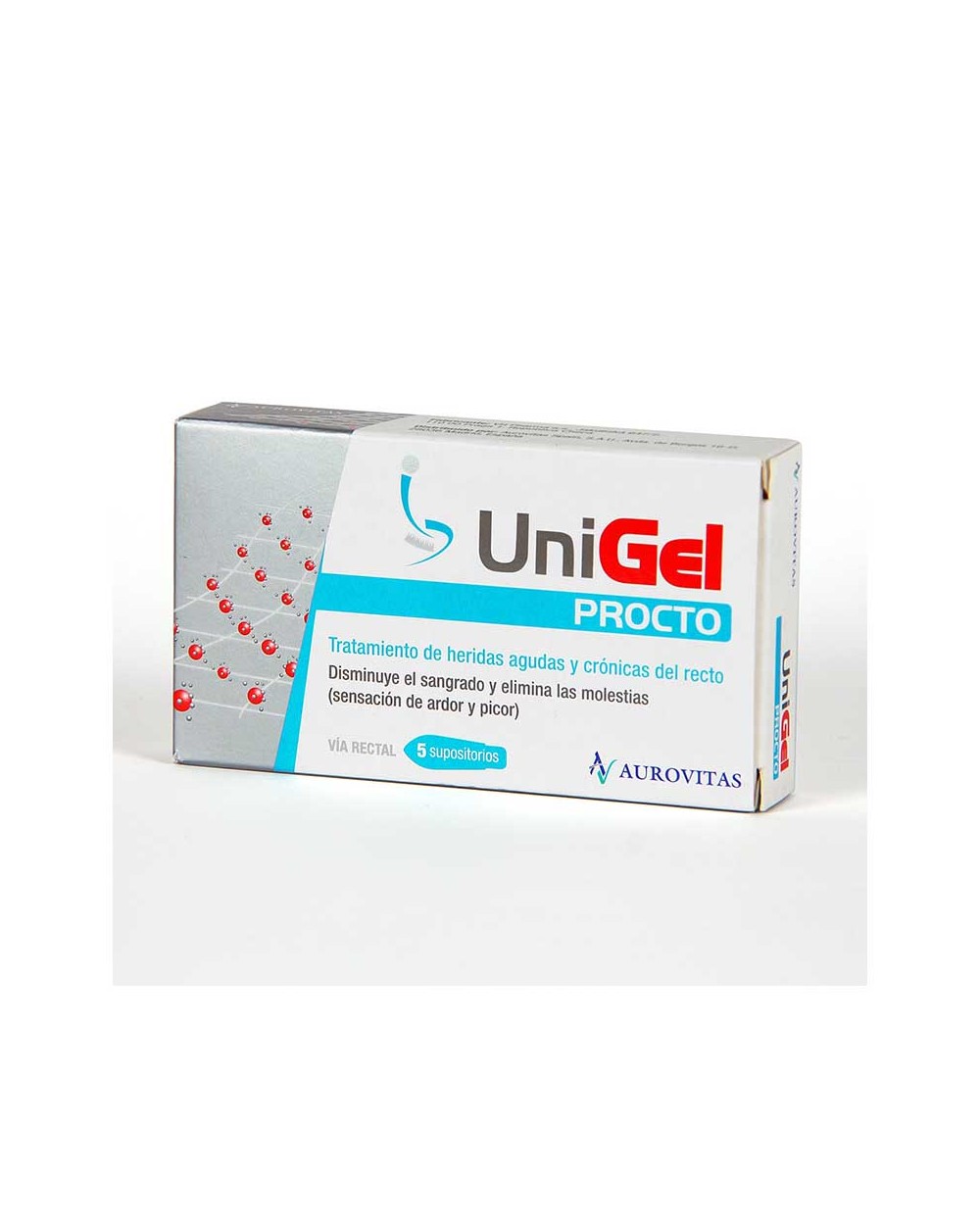 UniGel Procto supositorios para curar fisuras anales – 5 supositorios