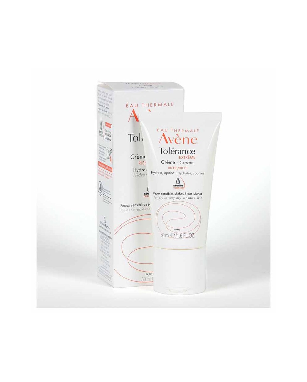 Crema hidratante Avène Tolérance Extrême pieles secas - 50 ml.