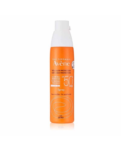 Avène spray protector solar pieles sensibles SPF50+ - 200 ml.