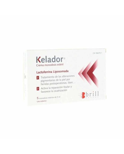 Kelador crema monodosis estéril regeneradora - 5 monodosis de 5ml.