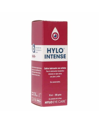 Hylo Intense colirio lubricante con ectoína - 10 ml. 300 gotas