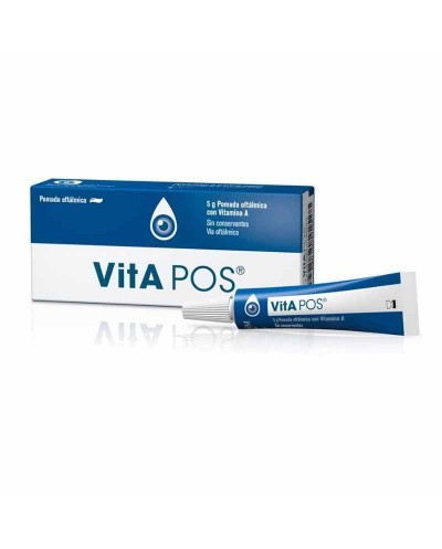 Vita Pos Pomada oftalmológica con Vitamina A - 5 g.