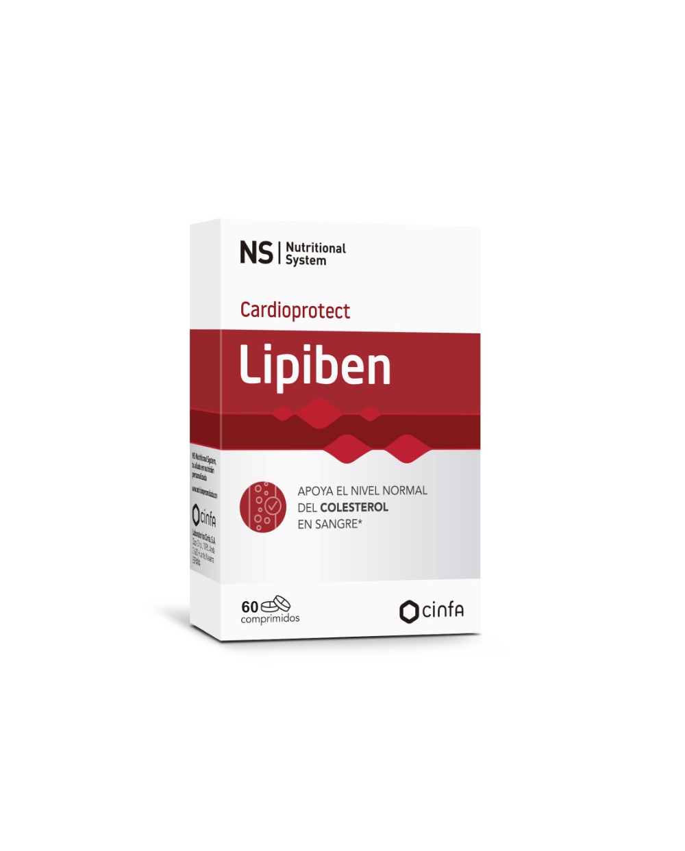 Ns Cardioprotect Lipiben 60 comprimidos - ayuda a mantener unos niveles normales de coresterol
