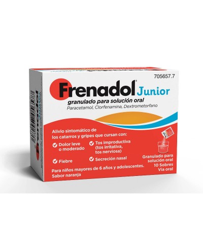 Frenadol Junior
El primer multisintomático de Frenadol para niños