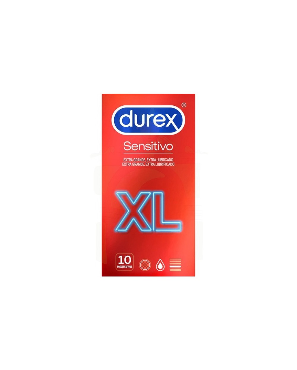 PROFIL DUREX SENSITIVO XL 10U