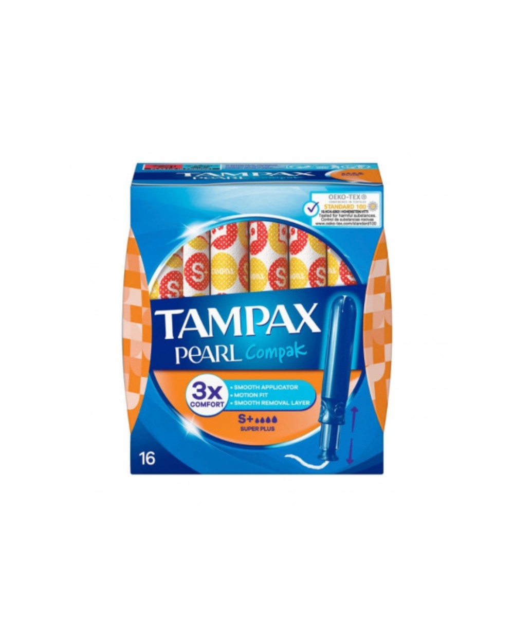 Tampax Compak Pearl Super Plus 16 uds