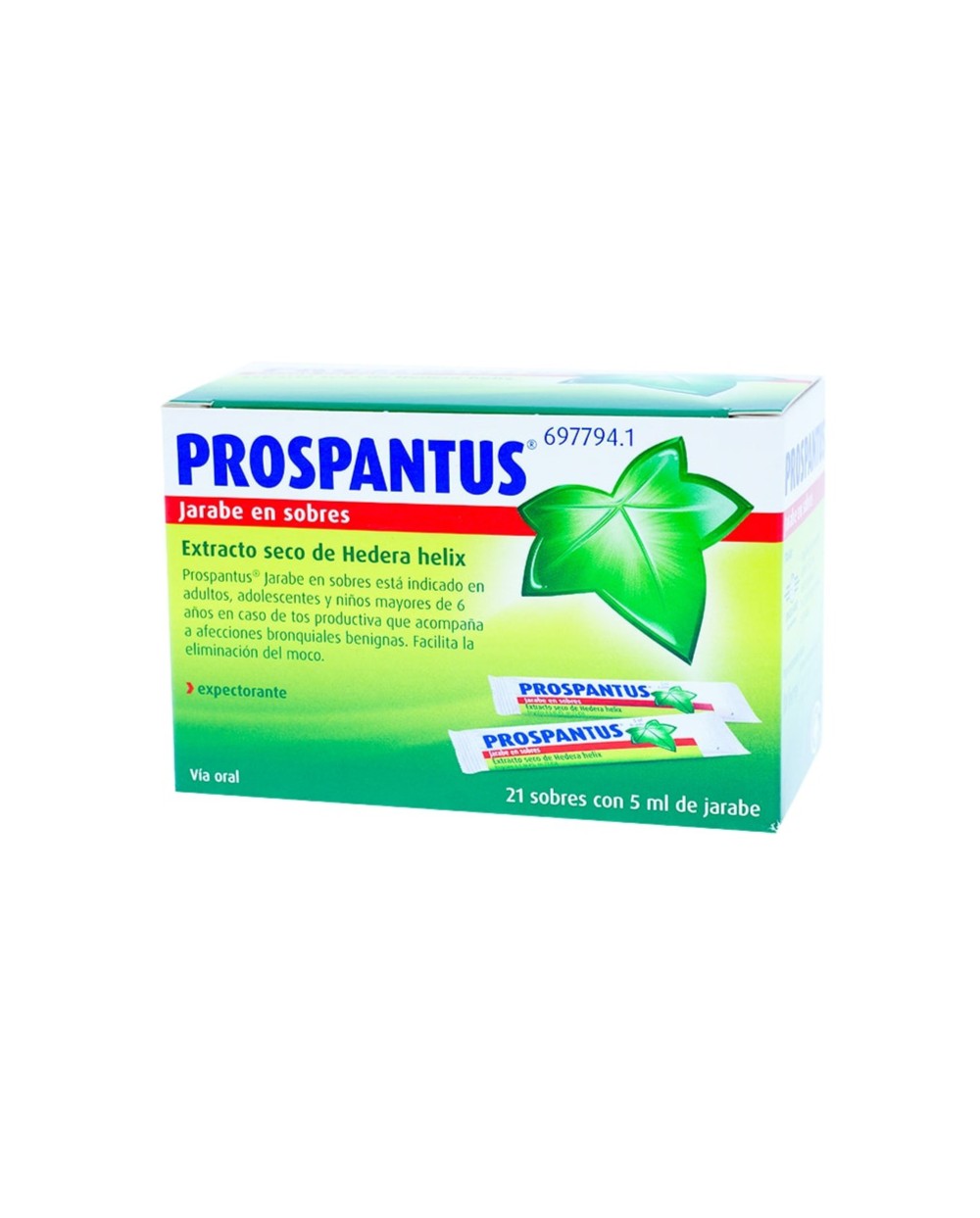 Prospantus 35 Mg 21 Sobres De Jarabe X 5 ml