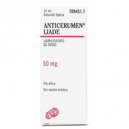 ANTICERUMEN LIADE 5% GOTAS OTICAS SOLUCION 10 ML