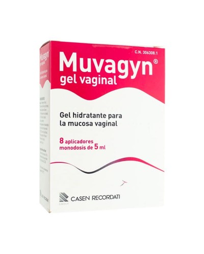 Muvagyn Gel Hidratante Vaginal 8 Tubos 5 Ml.