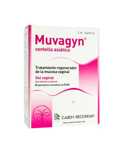 Muvagyn Centella Asiatica Gel Vaginal 8 Aplicadores