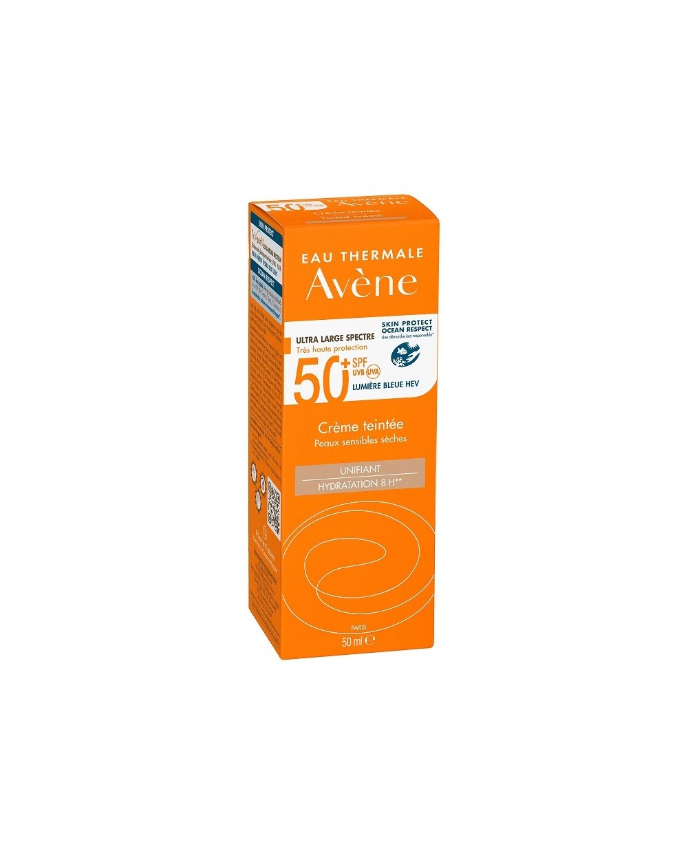 Crema solar SPF50+ Avène pieles sensibles secas con color - 50 ml