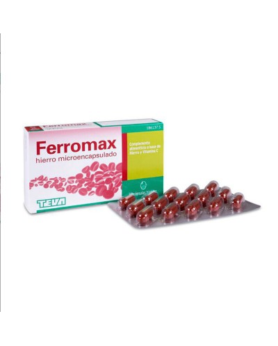 Teva Ferromax Hierro Microencápsulado 30 Cápsulas