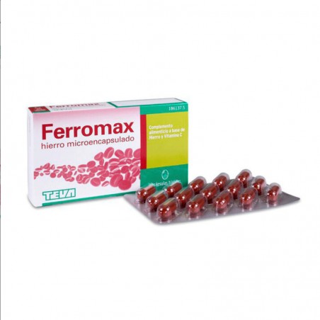 Teva Ferromax Hierro Microencápsulado 30 Cápsulas
