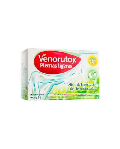 Venorutox Piernas Ligeras 20 Sobres Naranja-Limón