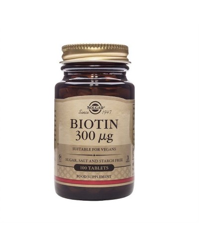 Solgar® Biotina 300 µg - 100 comprimidos