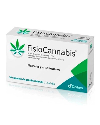 Fisiocannabis 30 capsulas de gelatina blanda
