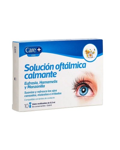 Care+ Solución Oftalmológica Calmante 10 Viales De 0,5ml