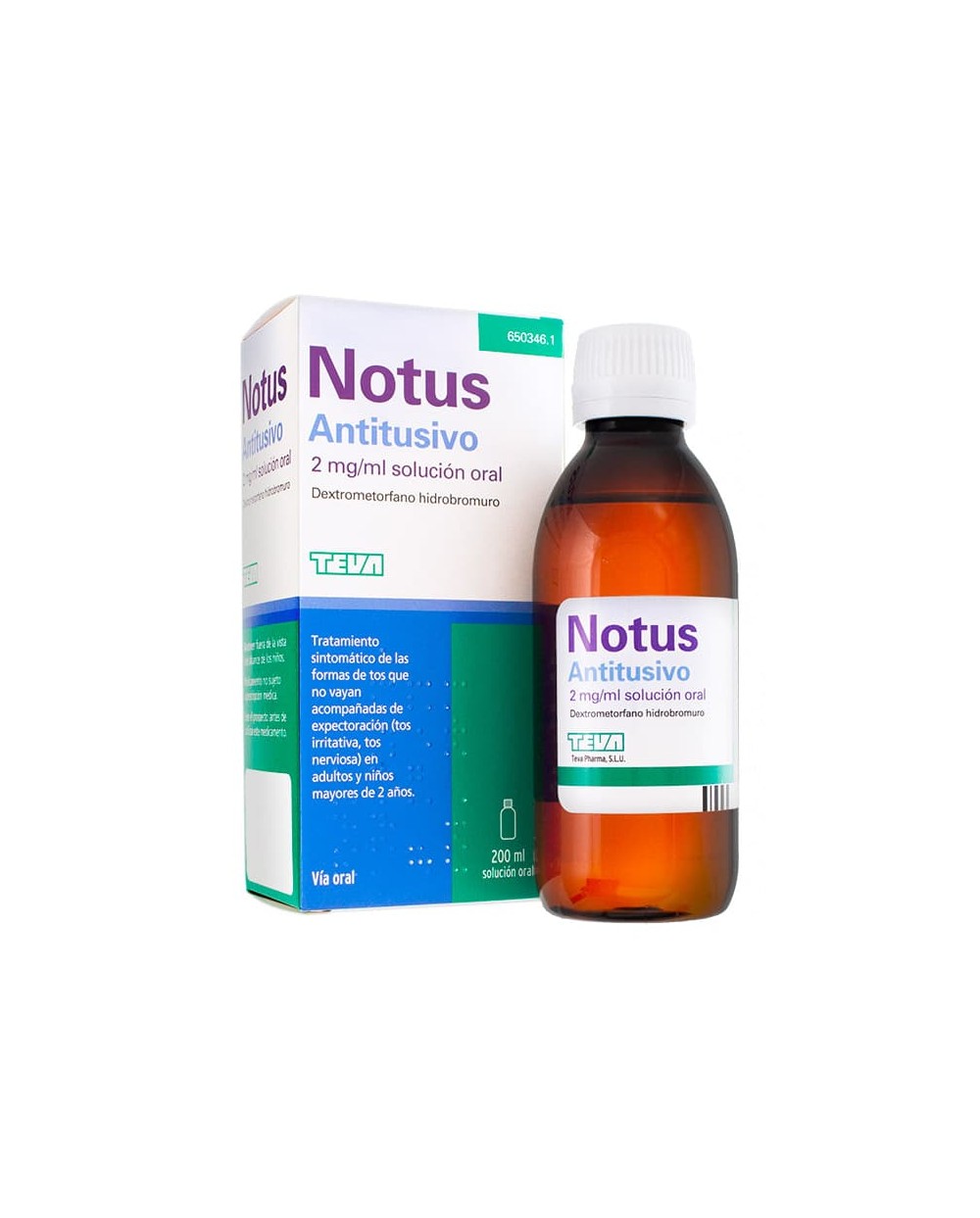 Notus Antitusivo 2 mg/ml Solución Oral, 200 ml