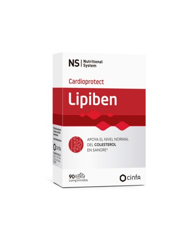 Ns Cardioprotect Lipiben 90 comprimidos - ayuda a mantener unos niveles normales de coresterol