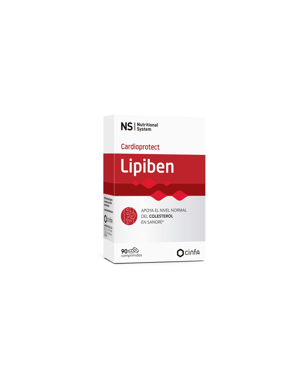 Ns Cardioprotect Lipiben 90 comprimidos - ayuda a mantener unos niveles normales de coresterol