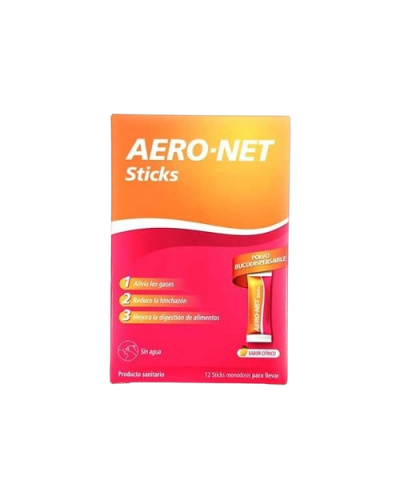 Aero-Net Sticks Polvo Bucodispersable 12 Sticks Monodosis