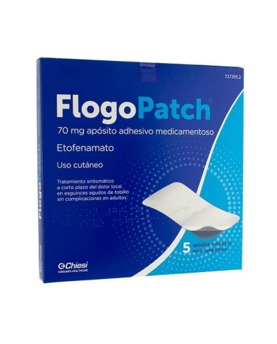 FlogoPatch 70 mg, 5 Apósitos Adhesivos Medicamentosos